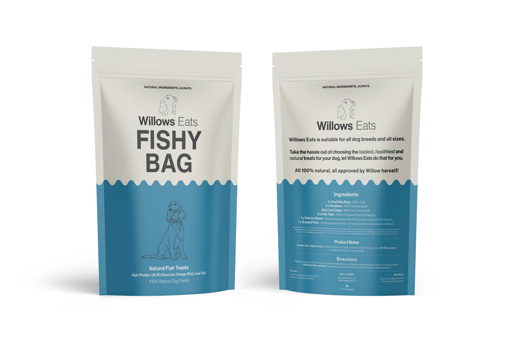 Fishy Bag — Natural Mixed Fish Dog Treats by Willows Eats